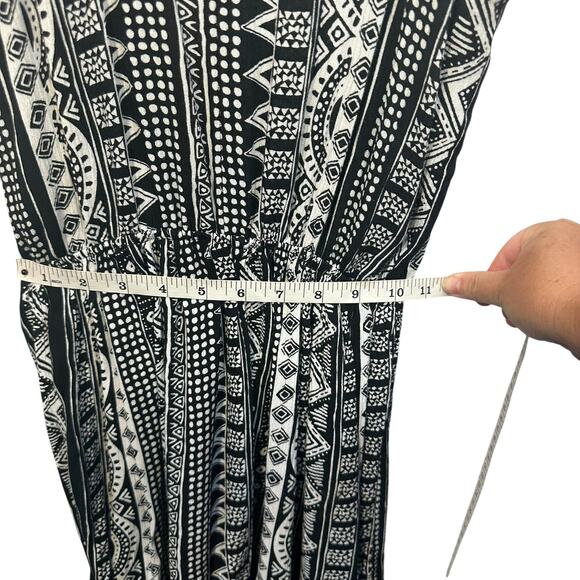 Tribal Summer Mini Dress Womens S Lightweight Shift Casual Boho Chic Beachy Y2K - Picture 6 of 10